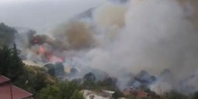 Anamur'da orman yangını! Yerleşim yerleri boşaltıldı!