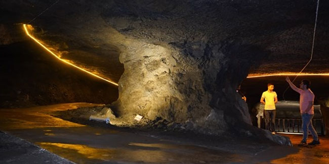 Rize'de Pileki Mağarası ziyaretçilerin ilgi odağı
