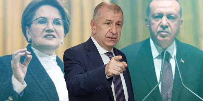 Ümit Özdağ'dan, 'Akşener' çıkışı: "Erdoğan ile ittifak yapacaklar!"