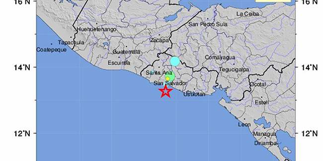 El Salvador’da 5.9 büyüklüğünde deprem 