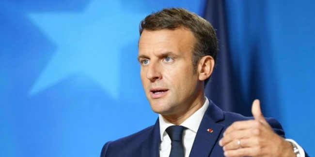 Fransa Cumhurbaşkanı Macron, Suriye'de protesto edildi