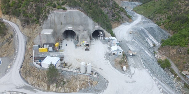 Yeni Zigana Tüneli’nde kazı işlemlerinin yüzde 94'ü tamamlandı