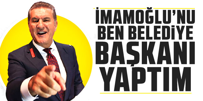 Mustafa Sarıgül: Ekrem İmamoğlu'nu ben belediye başkanı yaptım