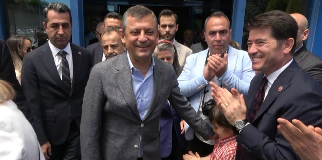 CHP Genel Başkanı Özgür Özel Trabzon'da