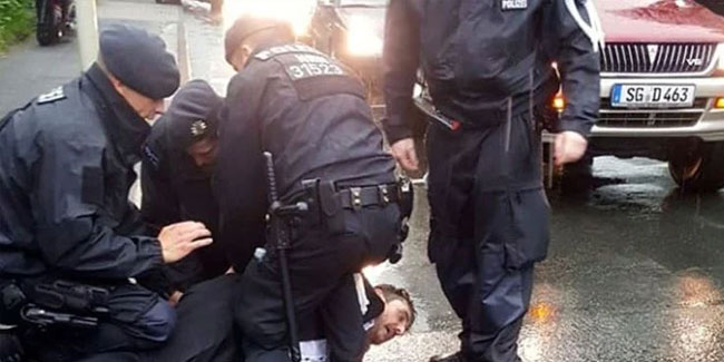 Almanya'da polisin tutuklamaya çalıştığı adam öldü