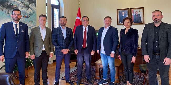 ASKON Rize Şube Başkanı Karakoyun’dan Batum Başkonsolosu Yılmaz’a ziyaret