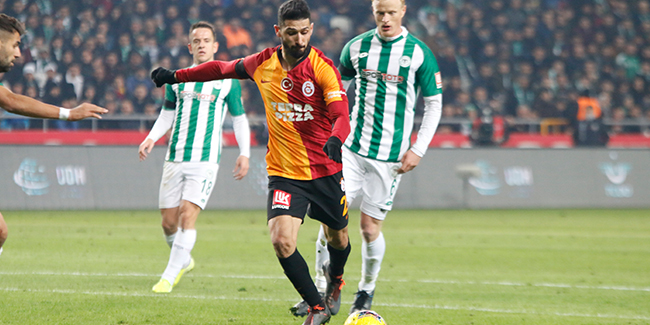 Galatasaray Konya'da kazandı