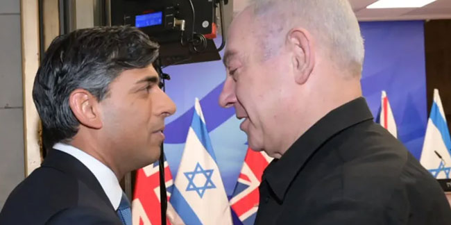 İngiltere Başbakanı Sunak, İsrail'de: "Sizin kazanmanızı istiyoruz"