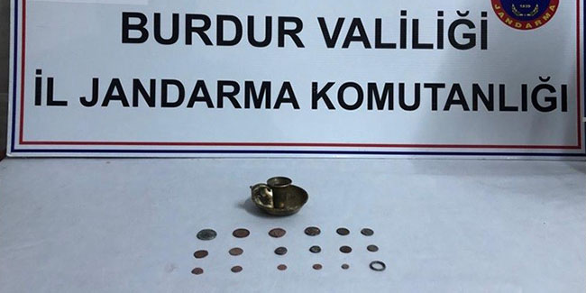 Burdur’da tarihi eser kaçakçılığı operasyonu: 1 gözaltı