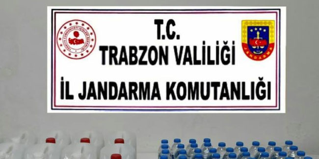 Trabzon’da kaçak alkollü içki üretimine baskın
