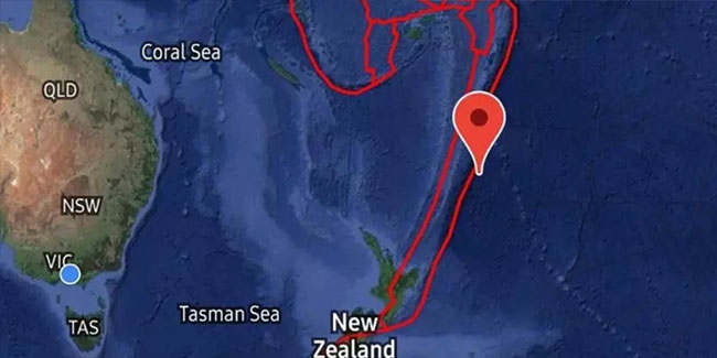 Pasifik Okyanusunda 7.1'lik deprem!