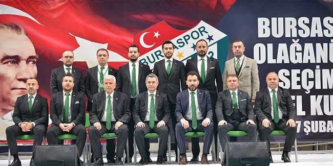Bursaspor’un yeni başkanı Ömer Furkan Banaz oldu