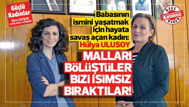 Malları bölüştüler bizi isimsiz bıraktılar!