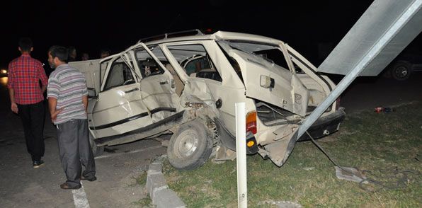 Bafra'da kaza: 10 yaralı!