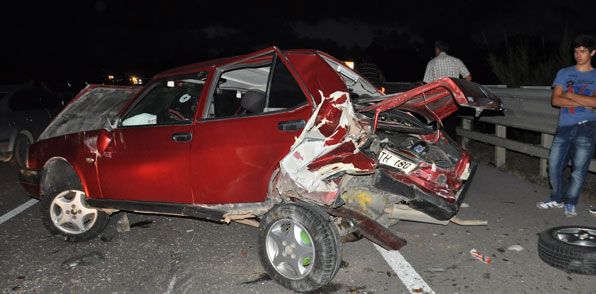 Bafra'da trafik kazası: 1 Ölü!