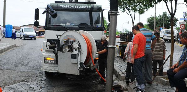 Trabzon Belediyesi'nden Şiddetli Yağış Hazırlığı