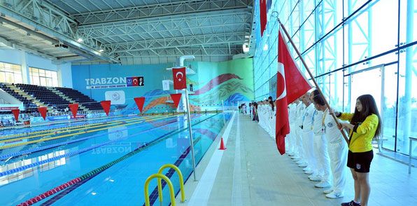 Trabzon'da yüzme heyecanı