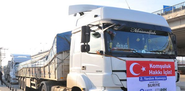 Suriye'ye yardım konvoyu