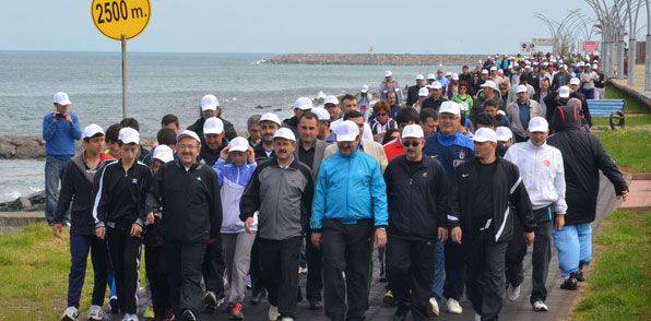 Trabzon sağlık için yürüdü
