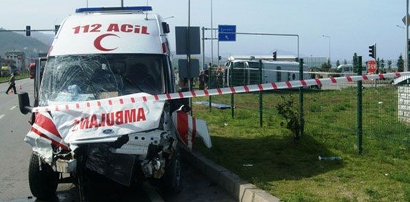Giresun'da kaza:  4 Yaralı!