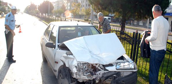 Samsun'da kaza:  1 Yaralı!