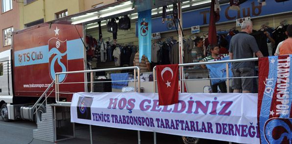 Trabzonspor tırı Karadeniz turunda