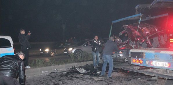 Trabzon'da kaza: 5 Yaralı!