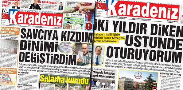 Medyada da her  yer Trabzon