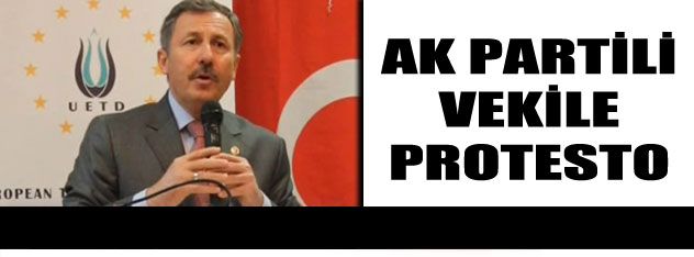 AK Parti milletvekiline protesto