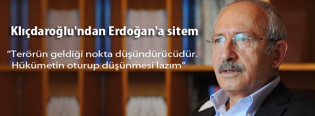 Klıçdaroğlu'ndan Erdoğan'a sitem