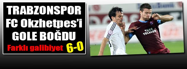 Trabzonspor gole boğdu