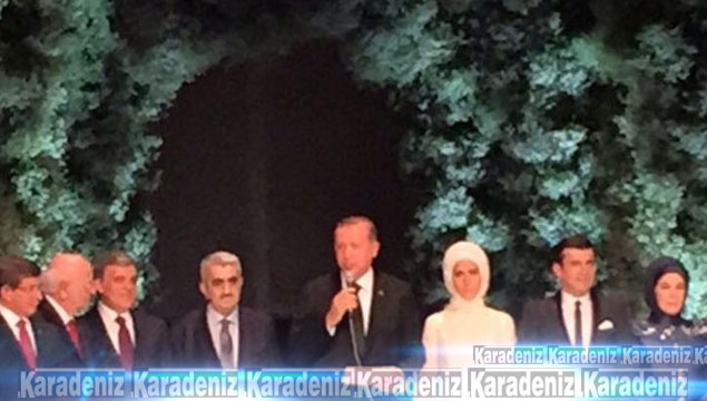 Erdoğan'dan nikahta duygusal konuşma