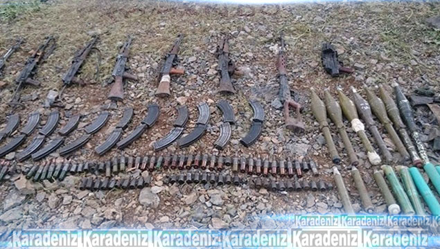  PKK'nın ağır silahları ele geçirildi!