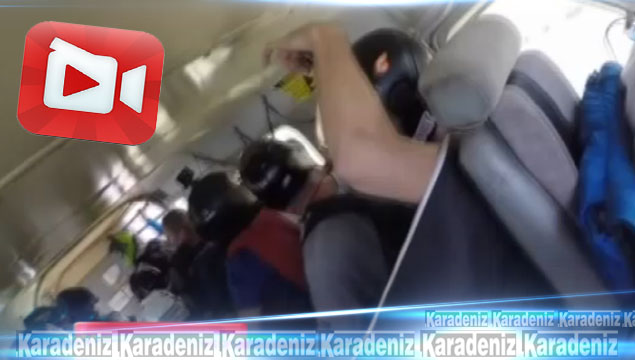 Uçağın kaza anı kamerada