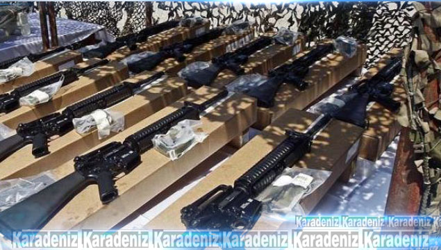 Silahlar PKK'ya verilmiş!
