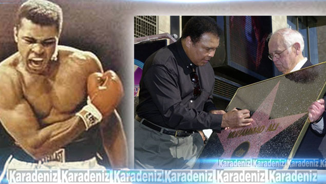 Muhammed Ali Hollywood Şöhretler Kaldırımı’nda anı