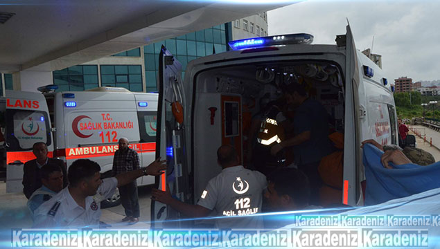 Yaralı asker Trabzon’a sevk edildi