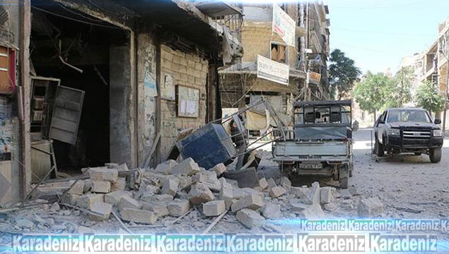 Esed sivil yerleşim yerini bombaladı