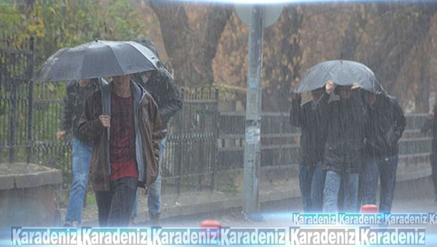 Doğu Karadeniz'de kuvvetli yağış uyarısı