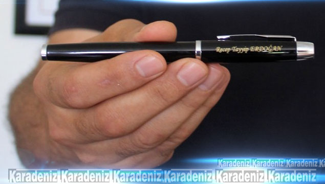 Erdoğan'ın hediye ettiği kalemi satıyor!