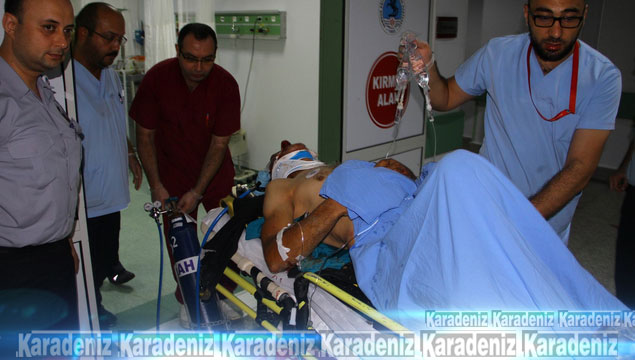 Samsun'da trafik kazası: 2 Yaralı