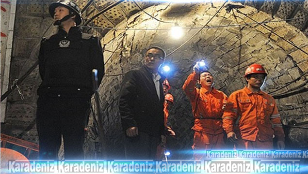 Çin'de madeni su bastı