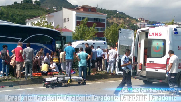 Giresun'da kaza: 4 yaralı!