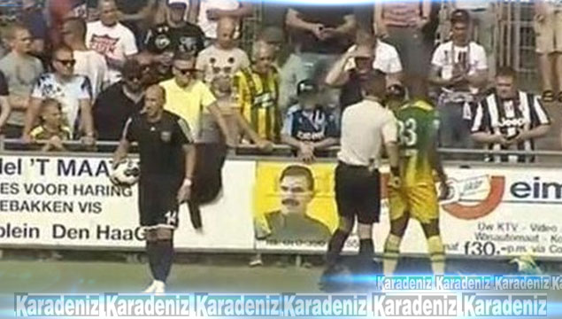 Karabükspor maçında şok poster!