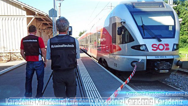 İsviçre'deki tren saldırısı terörle bağlantılı değ