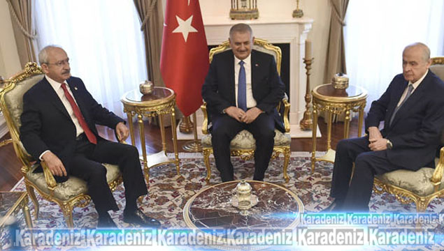Kılıçdaroğlu ve Bahçeli Başbakanlık'ta
