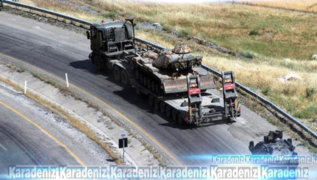 Tankların Gaziantep’e sevki devam etti
