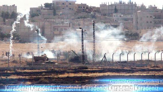 Kobani sınırında duvar gerginliği