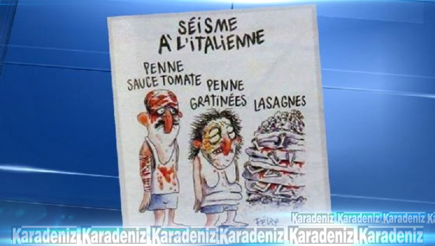 İtalyanları kızdıran deprem karikatürü!