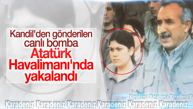 PKK'lı kadın canlı bomba havalimanında yakalandı